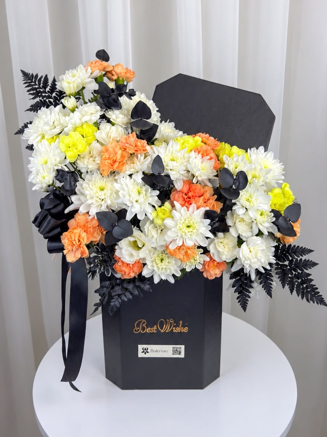 باکس گل داوودی و میخک هیراد باکس گل داوودی و میخک هیراد